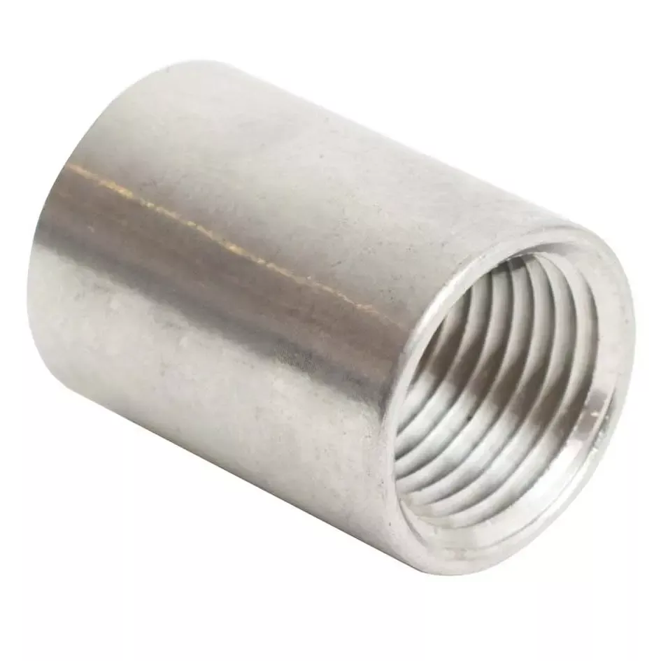 1/2" FPT x 1/2" FPT Coupler - Stainless Steel