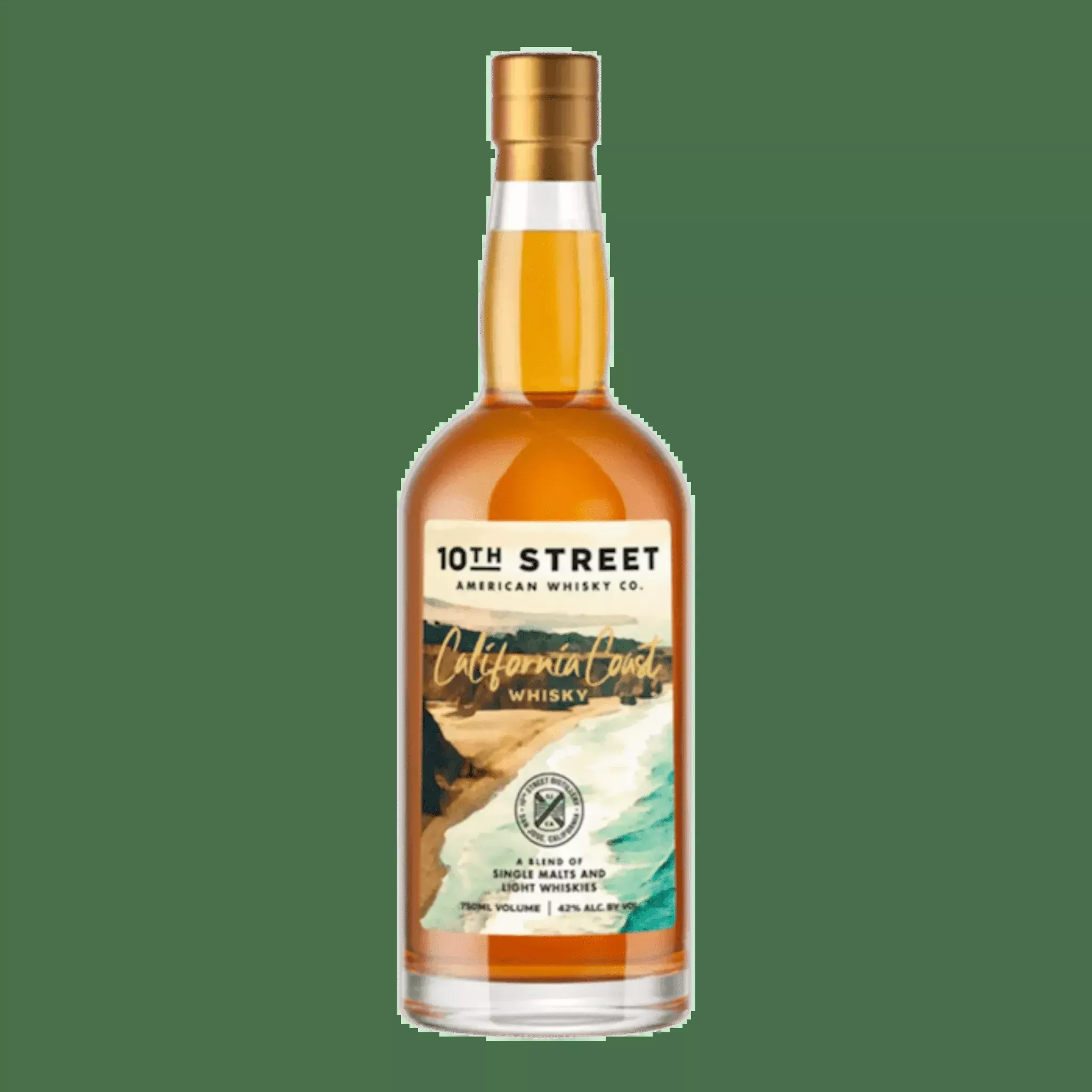 10th Street California Coast American Blended Whisky 750ml