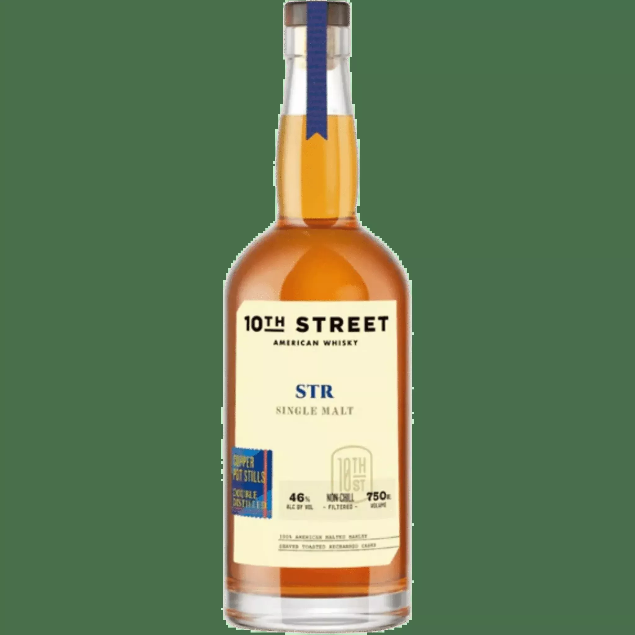 10th Street STR Single Malt American Whisky 750ml