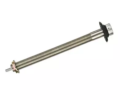 12" Brass Nipple Shank - 3/16" I.D. Bore