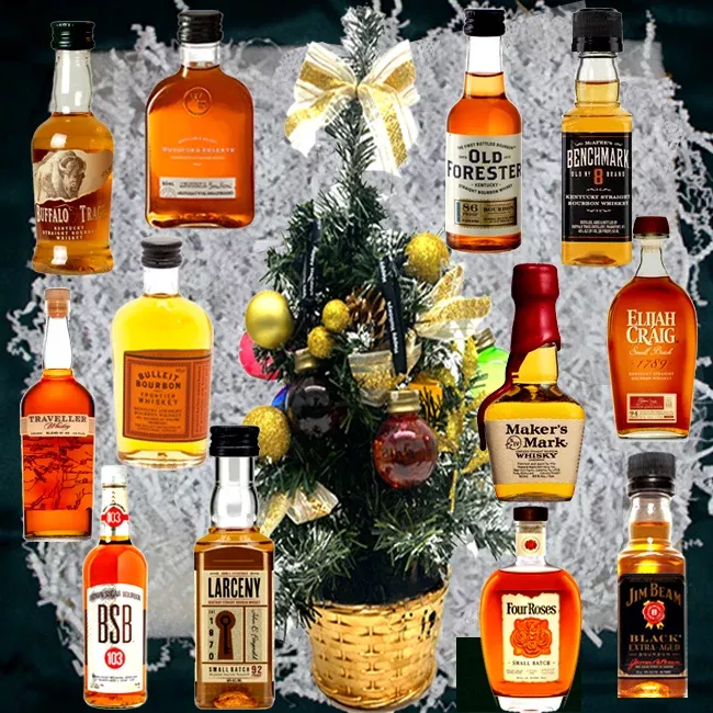 12 Days of Bourbon with Christmas Tree Gift Pack
