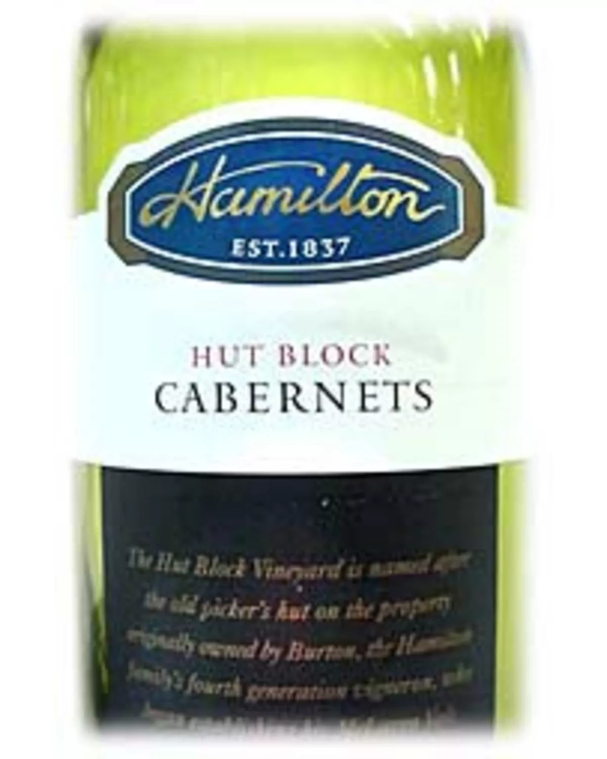 1998 Hamilton Hut Block Cabernet