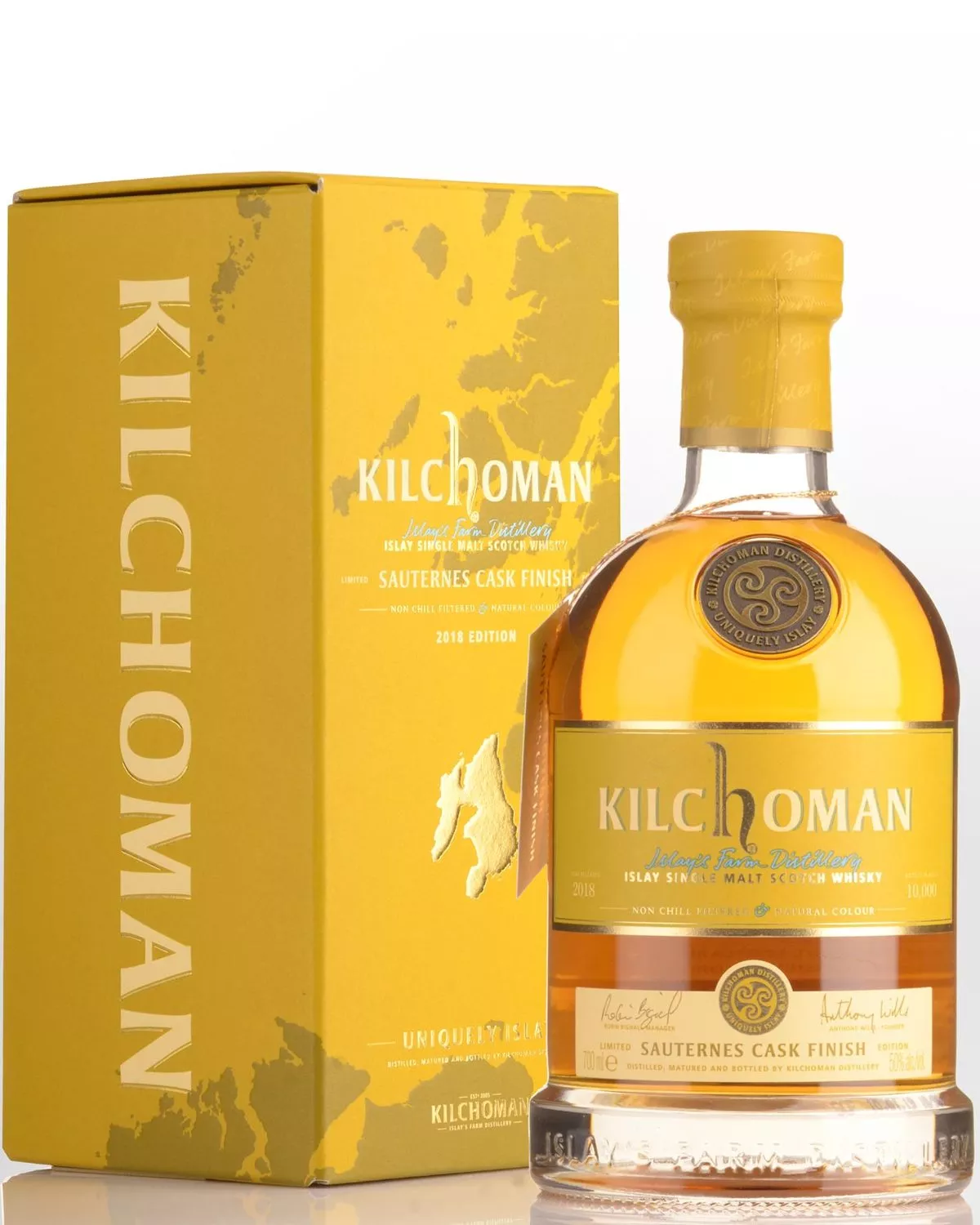 2018 Kilchoman Sauternes Cask Finish Single Malt Scotch Whisky (700ml)