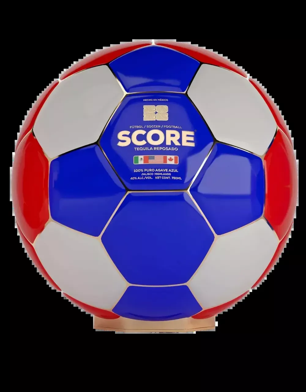 2026 Score Baja World Cup Ball Decanter USA Edition Reposado Tequila 750ml