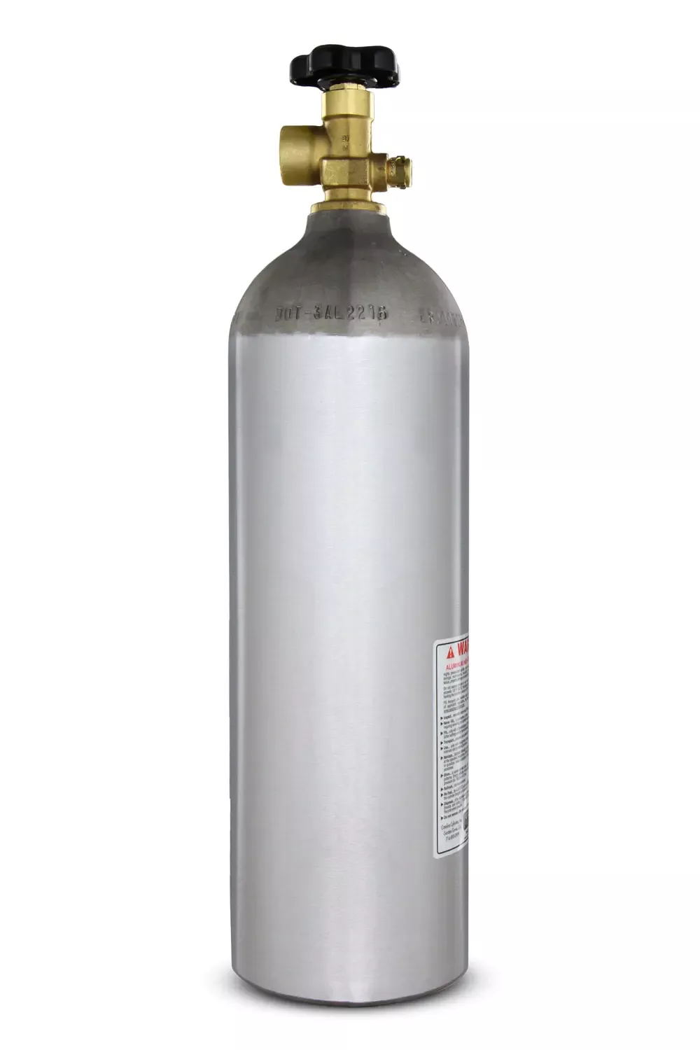 22 Cu. Ft. Nitrogen Air Tank - High Pressure Aluminum Gas Cylinder