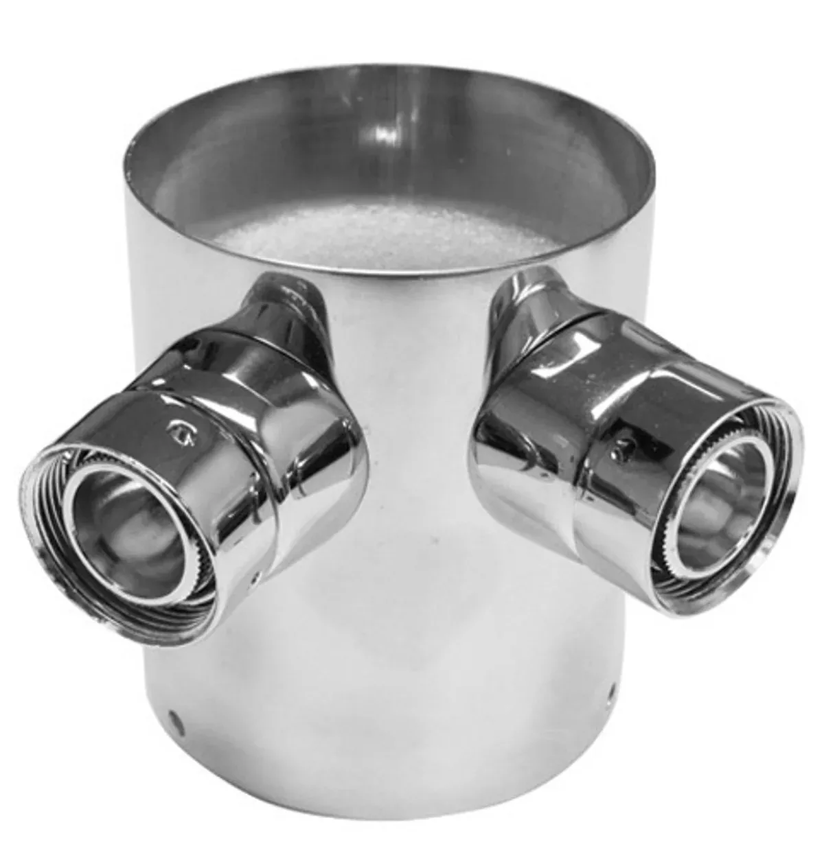 3" Chrome Beer Tower Extension from 1 to 3