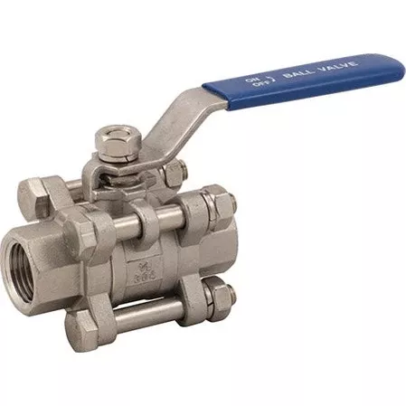 3 Piece Ball Valves - Stainless 1 /2 in.
