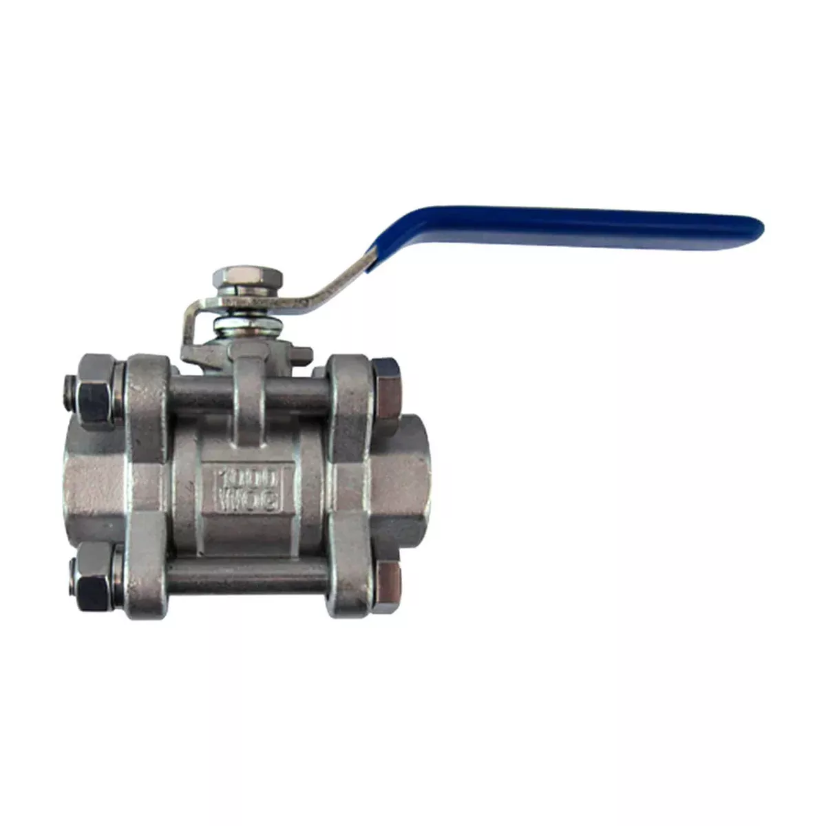 3-piece Full Port Ball Valve, SS304, 1/2"