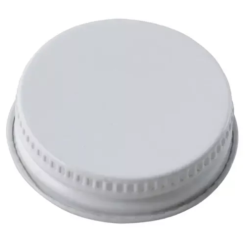 38mm White Metal Screw Cap - Set of 100