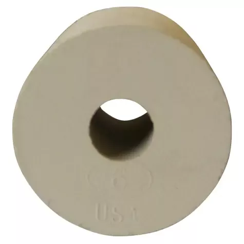 #6 Rubber Stopper - Drilled