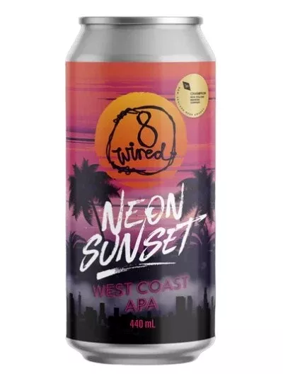 8 Wired Neon Sunset West Coast APA 440mL