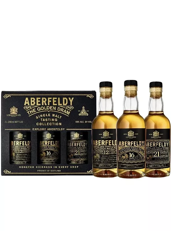Aberfeldy The Golden Dram Single Malt Tasting Collection