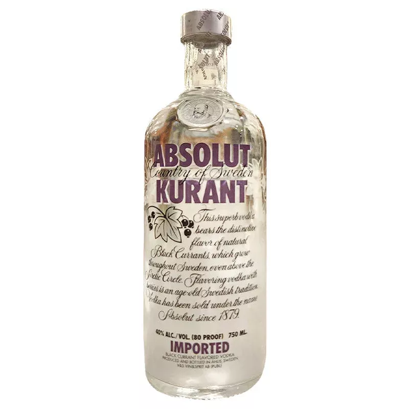 Absolut Kurant Vodka - 1 liter