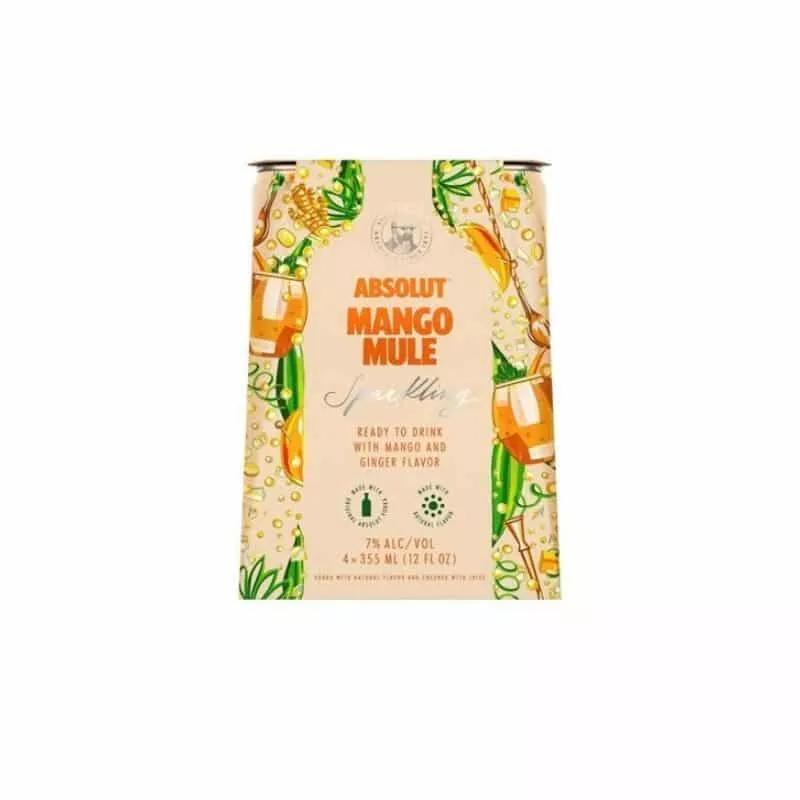 ABSOLUT MANGO MULE 4PK