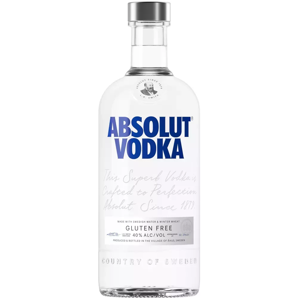 Absolut Vodka Sweden Original 750ml Bottle