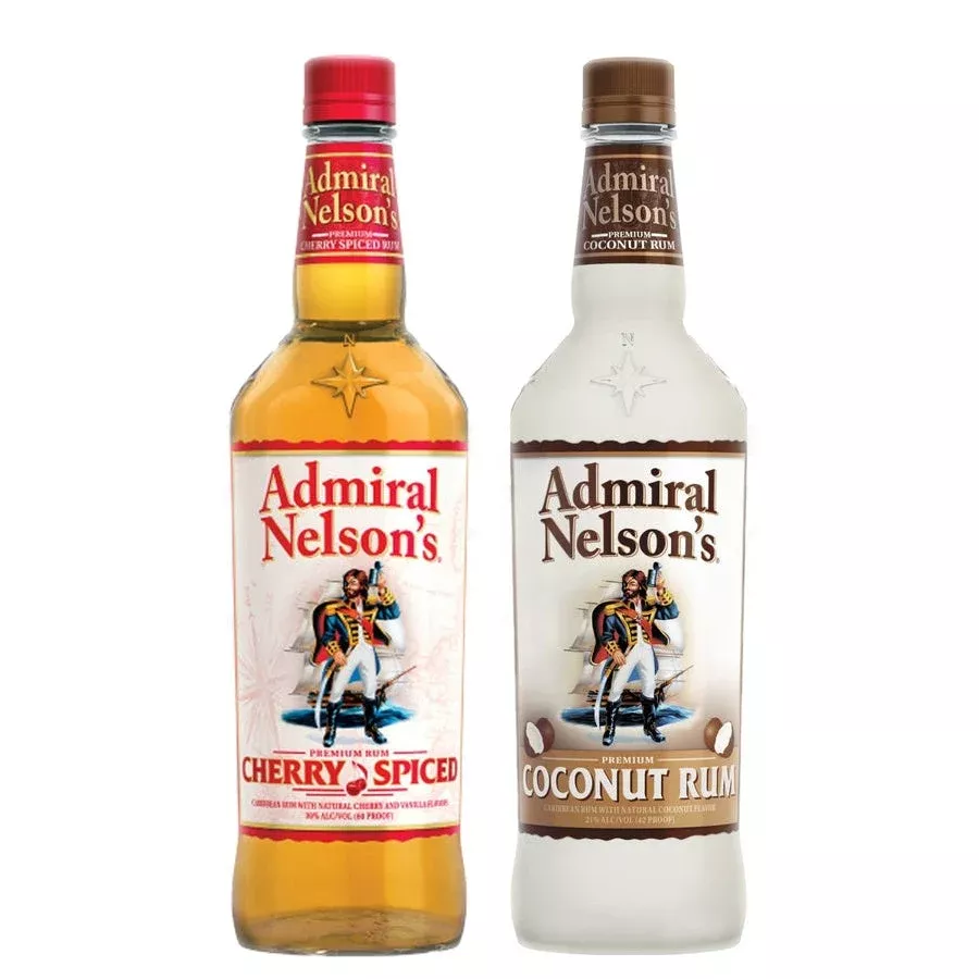 Admiral Nelson's Cherry Spiced Rum & Admiral Nelson's Coconut Rum Bundle
