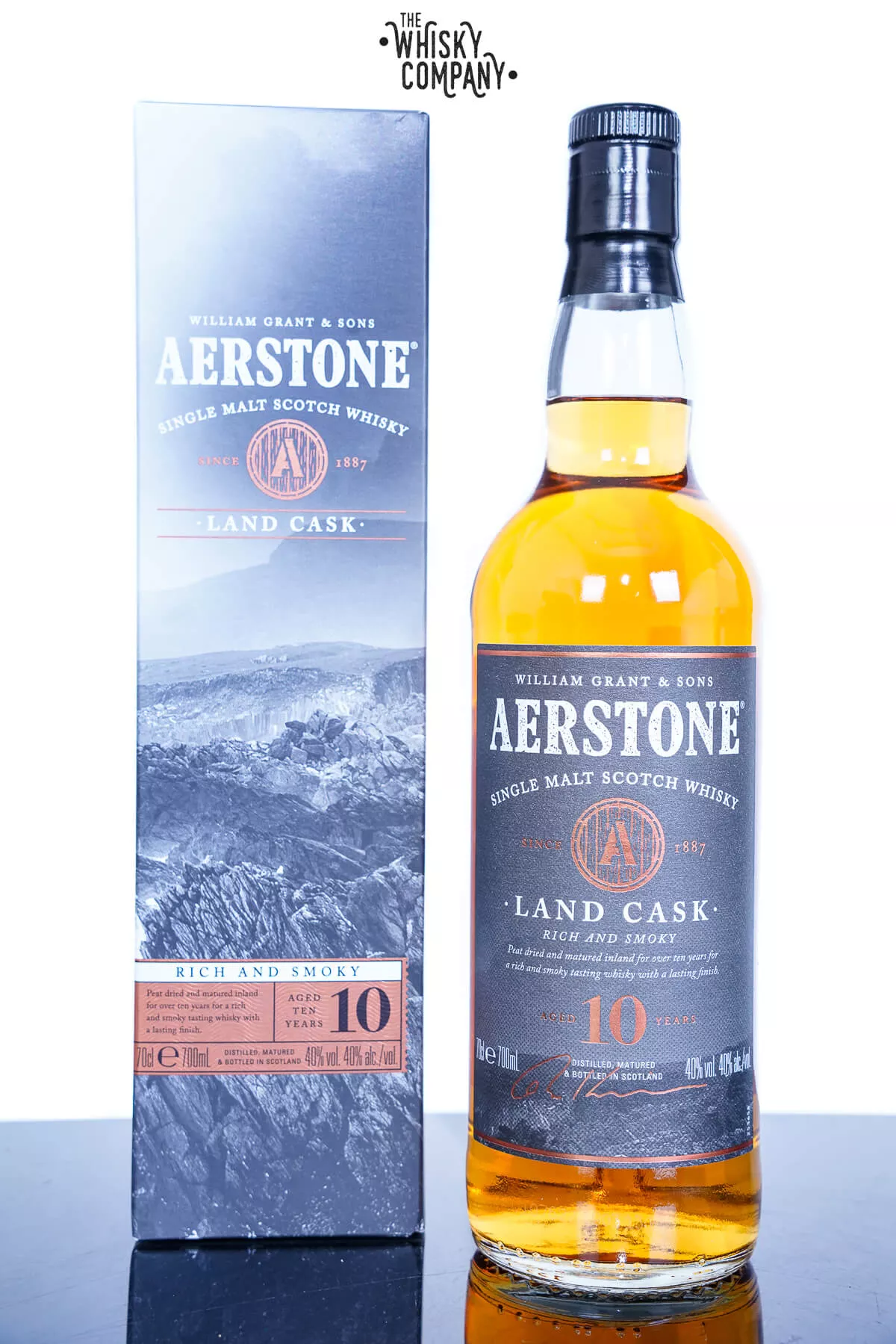 Aerstone Land Cask Aged 10 Years Single Malt Scotch Whisky (700ml)