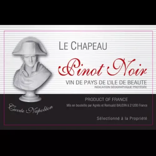 Agnes et Romuald Baudin Vin de Pays de l'Île de Beauté Pinot Noir Le Chapeau