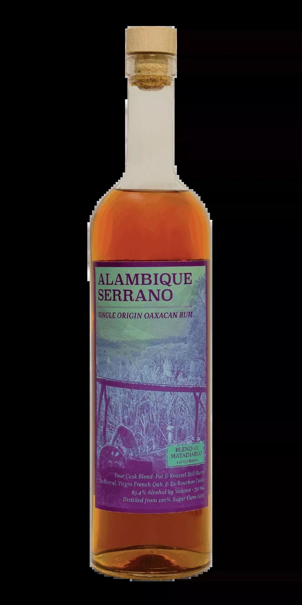Alambique Serrano Matadiablo Rum Blend No. 3 750ml