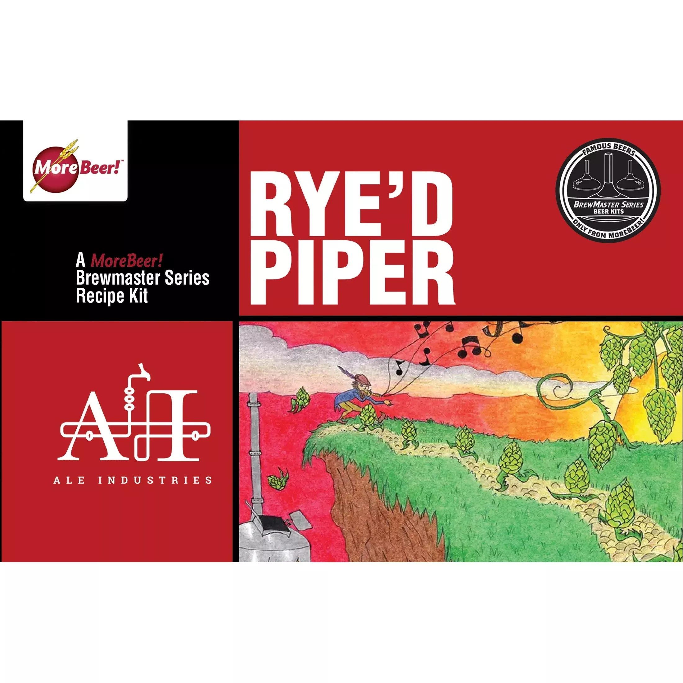 Ale Industries Rye'd Piper | 5 Gallon Beer Recipe Kit | All-Grain