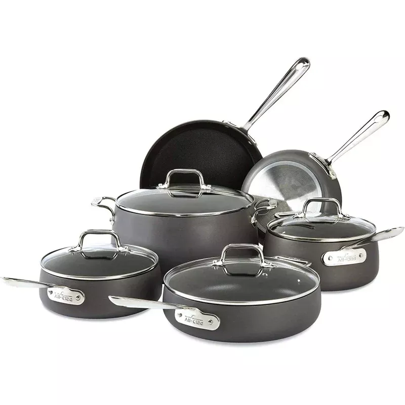All-Clad HA1 Nonstick 10 Piece Cookware Set - Updated