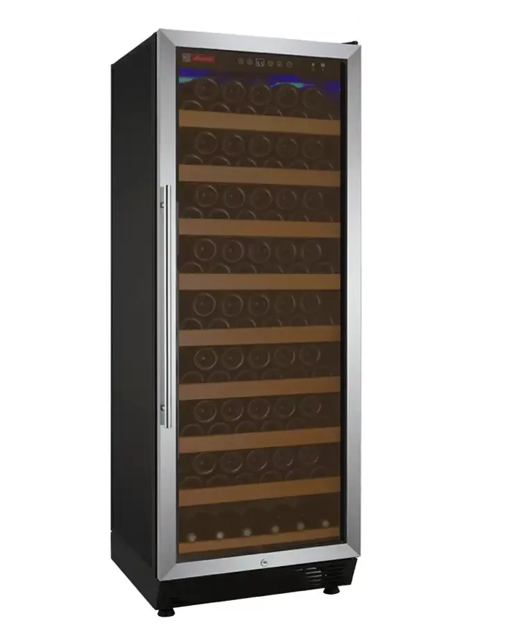Allavino 24" Wide Vite II Tru-Vino 99 Bottle Single Zone Stainless Steel Right Hinge Wine Refrigerator