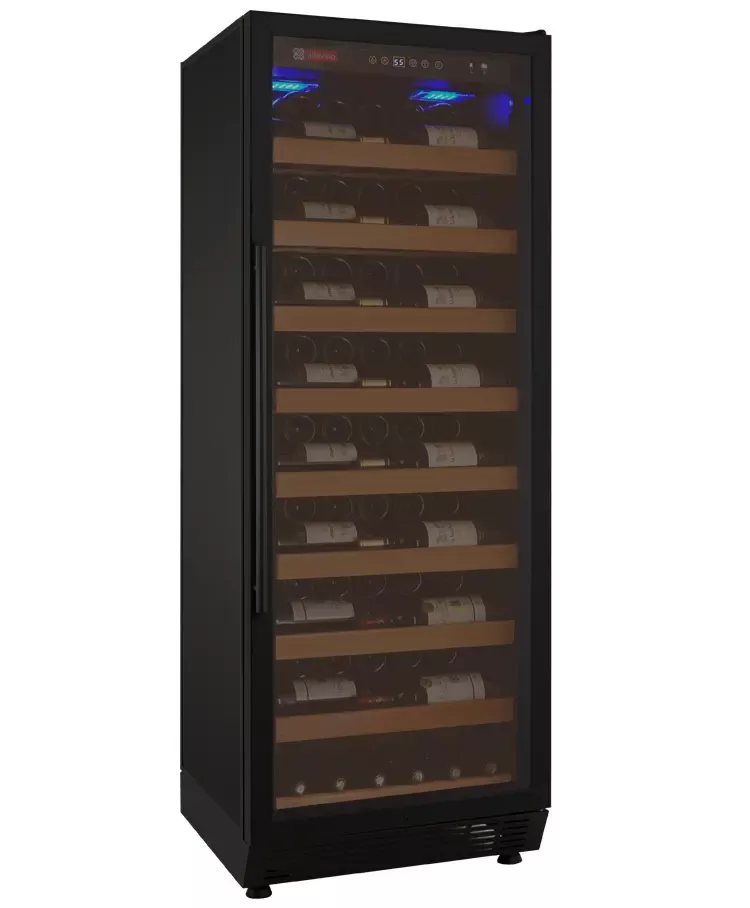 Allavino 24" Wide Vite Series 115 Bottle Single Zone Black Right Hinge Wine Refrigerator