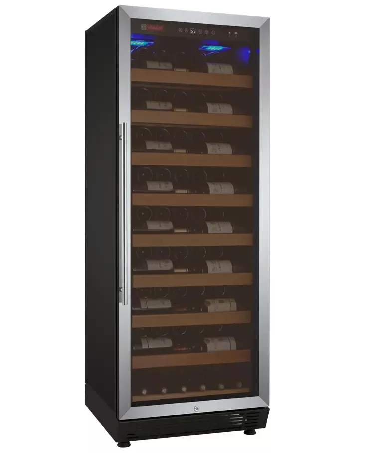 Allavino 24" Wide Vite Series 115 Bottle Single Zone Stainless Steel Right Hinge Wine Refrigerator
