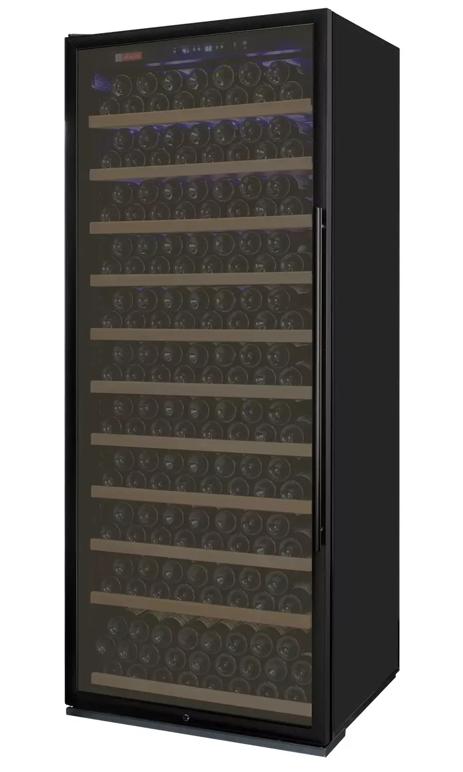 Allavino 32" Wide Vite II Tru-Vino 305 Bottle Single Zone Black Left Hinge Wine Refrigerator