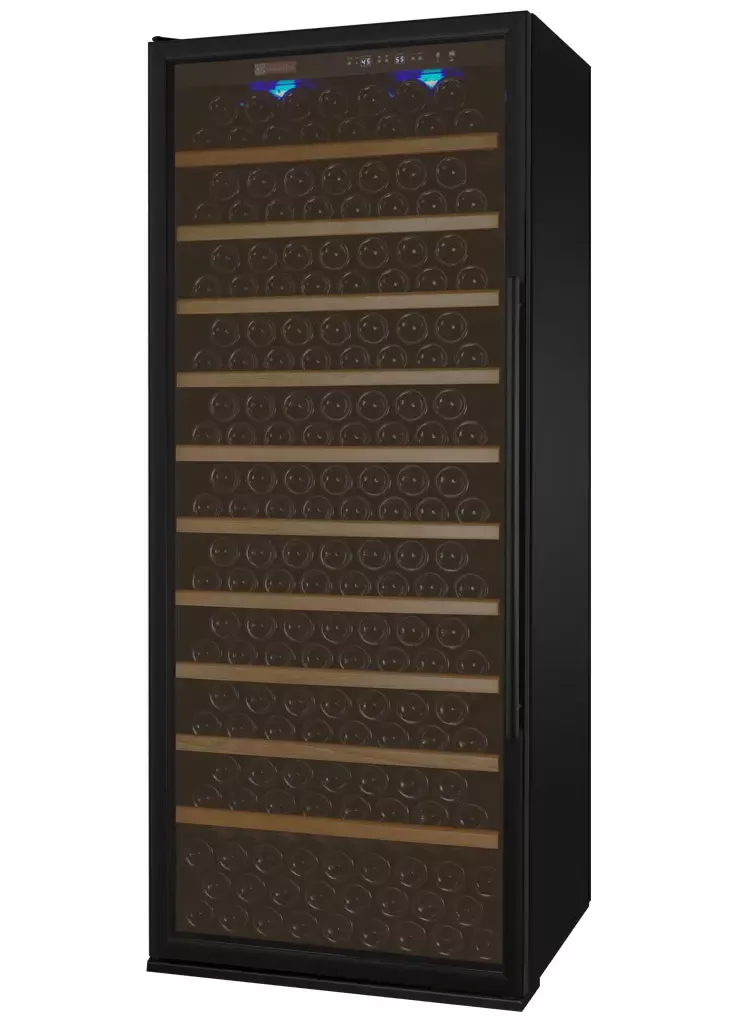 Allavino 32" Wide Vite Series 305 Bottle Single Zone Black Left Hinge Wine Refrigerator