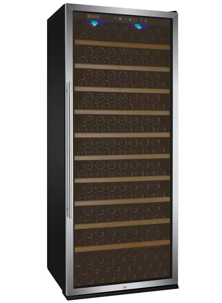 Allavino 32" Wide Vite Series 305 Bottle Single Zone Stainless Steel Right Hinge Wine Refrigerator