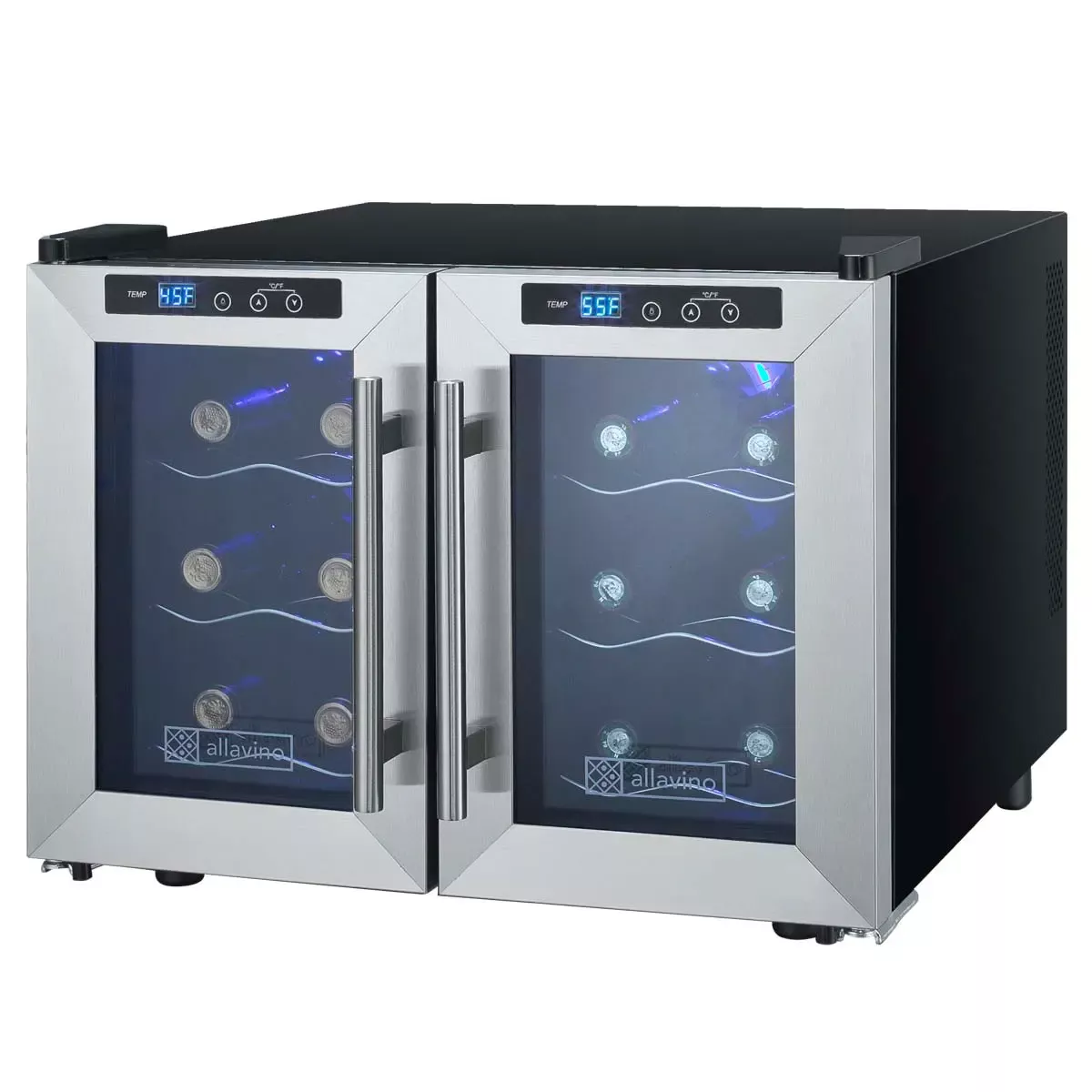 Allavino Cascina Series Thermoelectric 12 Bottle Dual Zone Wine Refrigerator