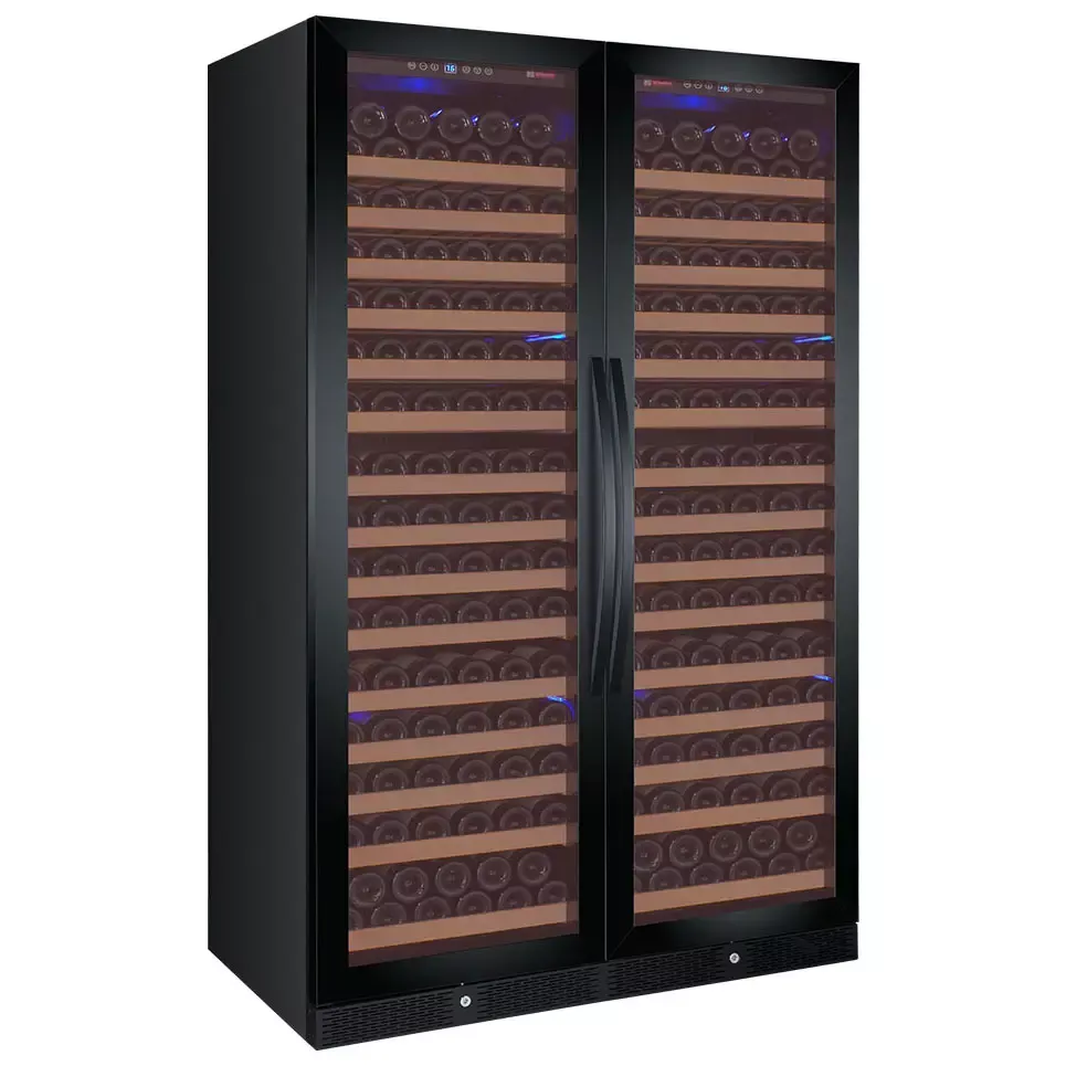 Allavino FlexCount Classic 348 Bottle Dual Zone Wine Refrigerator - Black Doors
