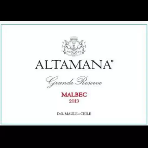Altamana Valle del Maule Malbec Grande Reserve