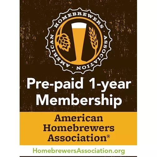 American Homebrewers Association (AHA) New Membership or Renewal (1 Year)