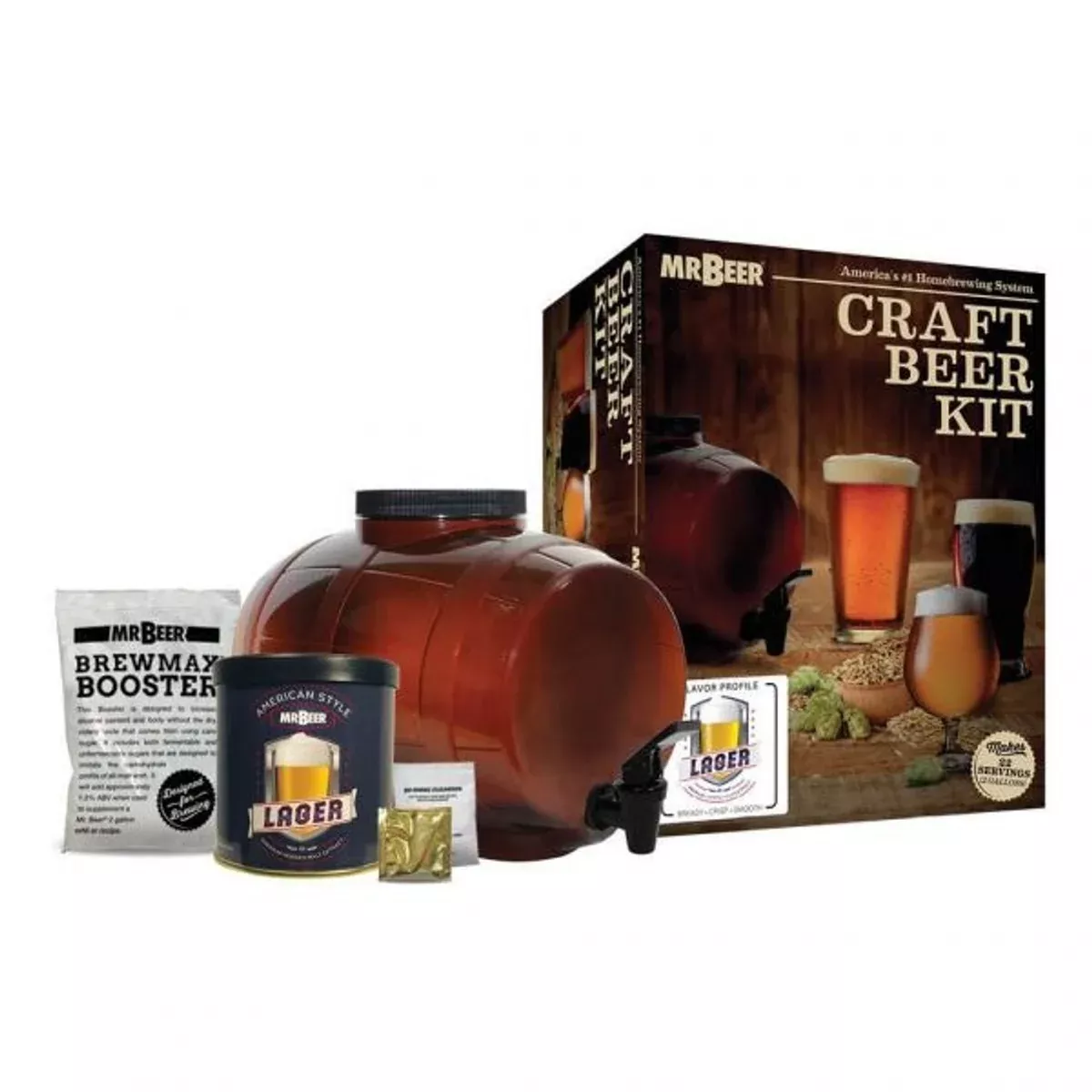 American Lager - Mr Beer Starter Kit - 2 Gallon