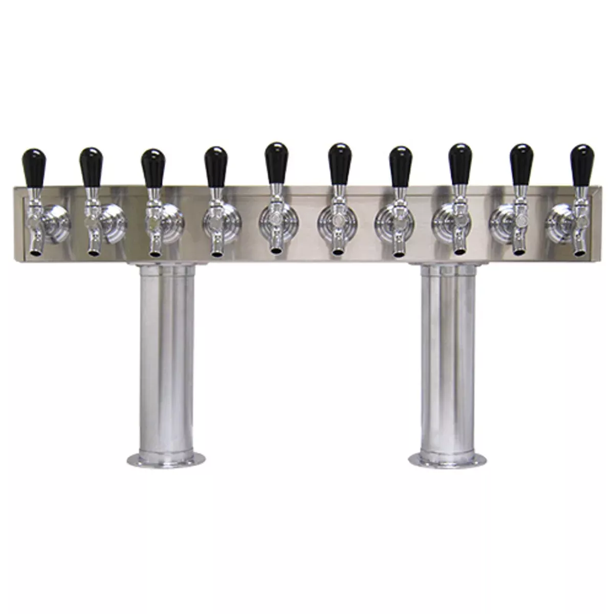 American Style Tower, 3'' Pedestal Tubes DOUBLE PEDESTAL 10, Chrome, AIR