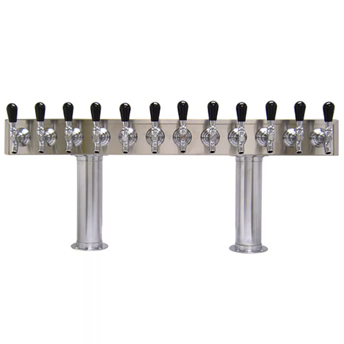 American Style Tower, 3'' Pedestal Tubes DOUBLE PEDESTAL 12, Chrome, AIR