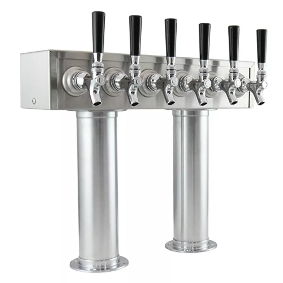 American Style Tower, 3'' Pedestal Tubes DOUBLE PEDESTAL 6, Chrome, AIR