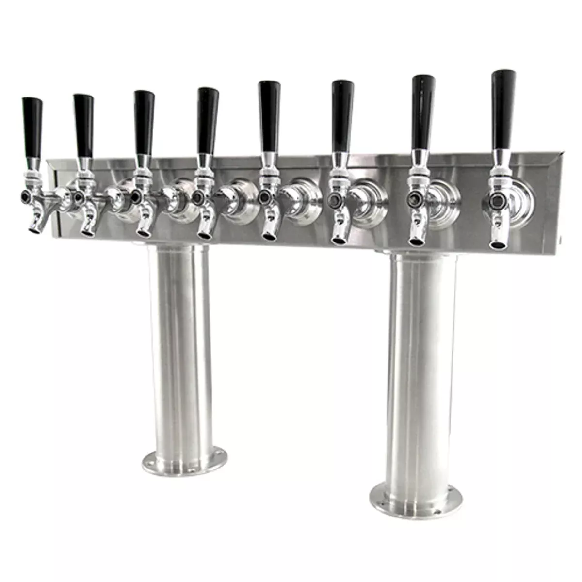 American Style Tower, 3'' Pedestal Tubes DOUBLE PEDESTAL 8, Chrome, AIR
