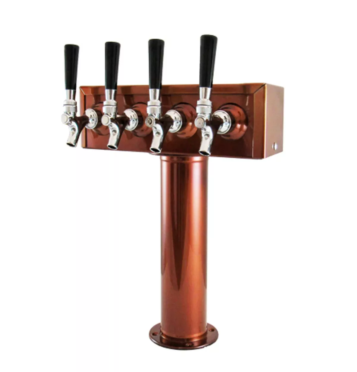 American Style Tower, 3'' Pedestal Tubes TEE BOX 4, Copper, AIR