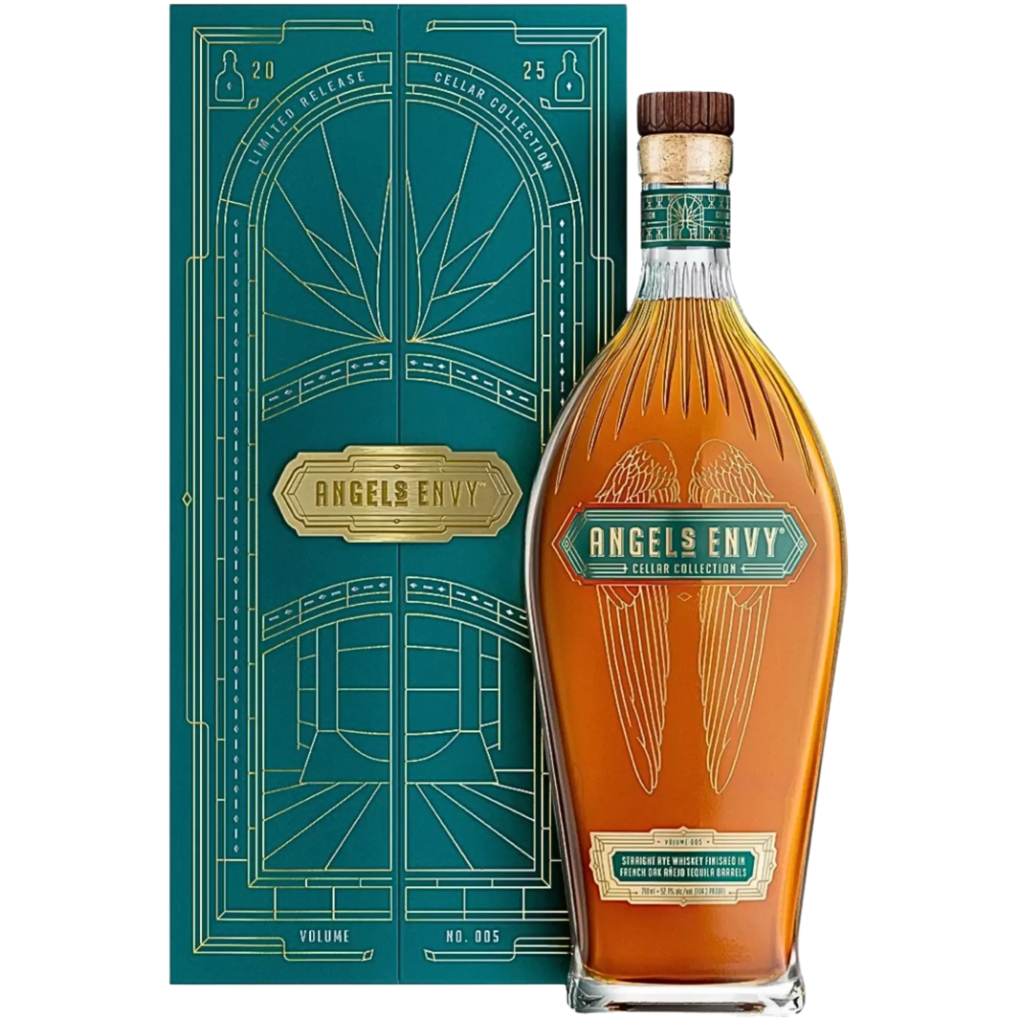 Angel's Envy Cellar Collection Volume 005 Straight Rye Whiskey Tequila Barrel Finish 750ml