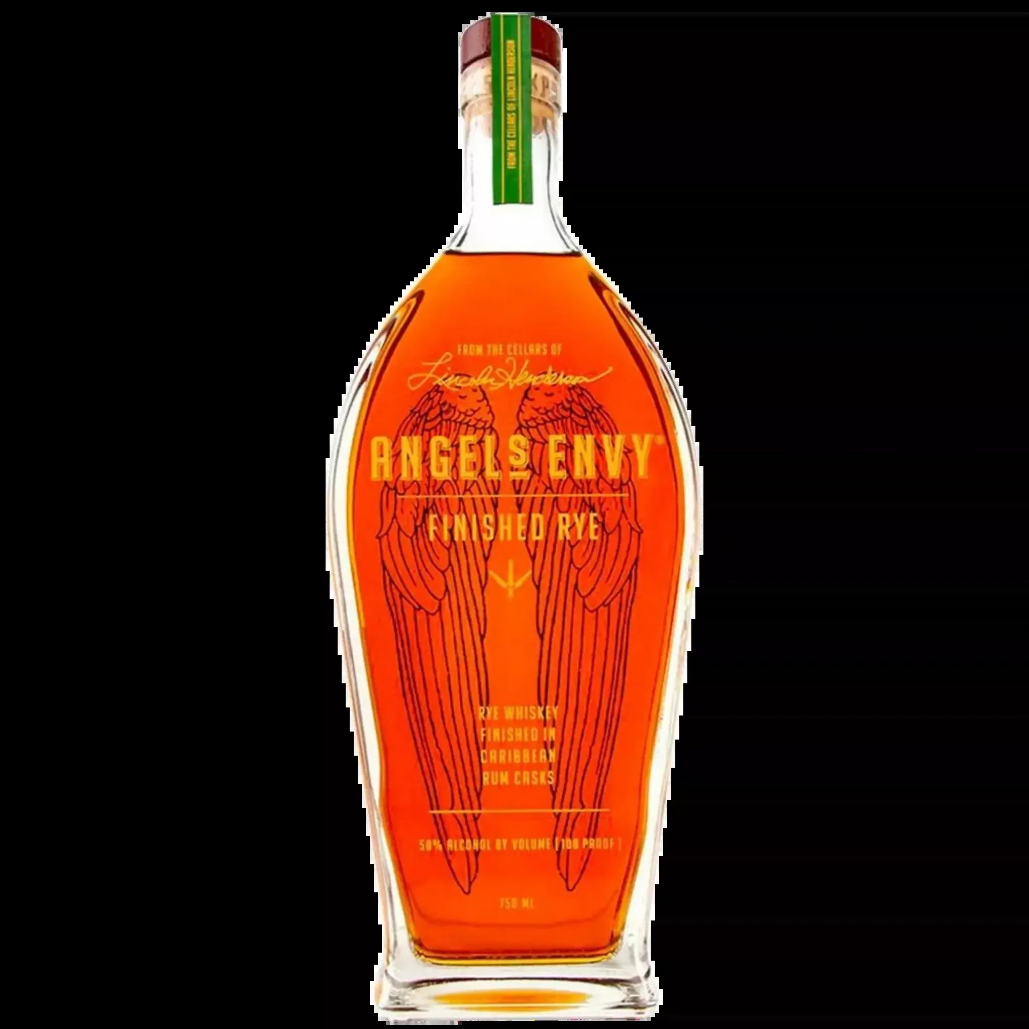 Angel's Envy Finished Rye Whiskey Caribbean Rum Cask Finish 750ml