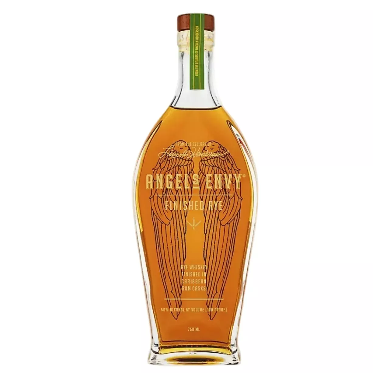Angel’s Envy Rye Whiskey Finished in Caribbean Rum Casks 100 Proof