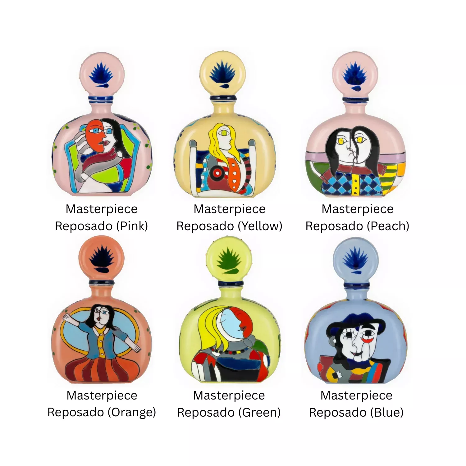 Azulejos Masterpiece Reposado Tequila Bundle 750ml 6-Pack