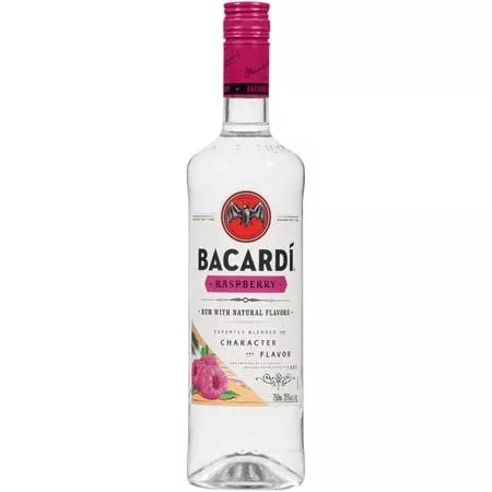Bacardi Raspberry Flavored Rum, 750 mL