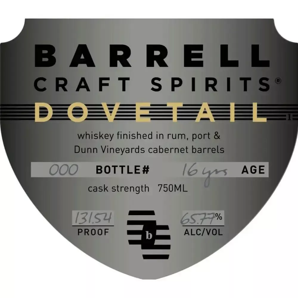 Barrell Craft Spirits Gray Label Dovetail