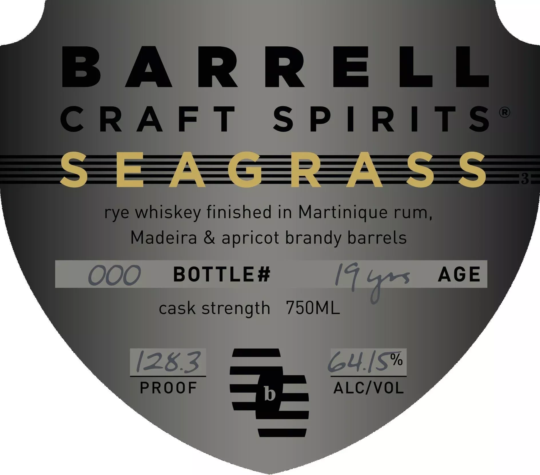 Barrell Craft Spirits Seagrass 19 Year Old Rye