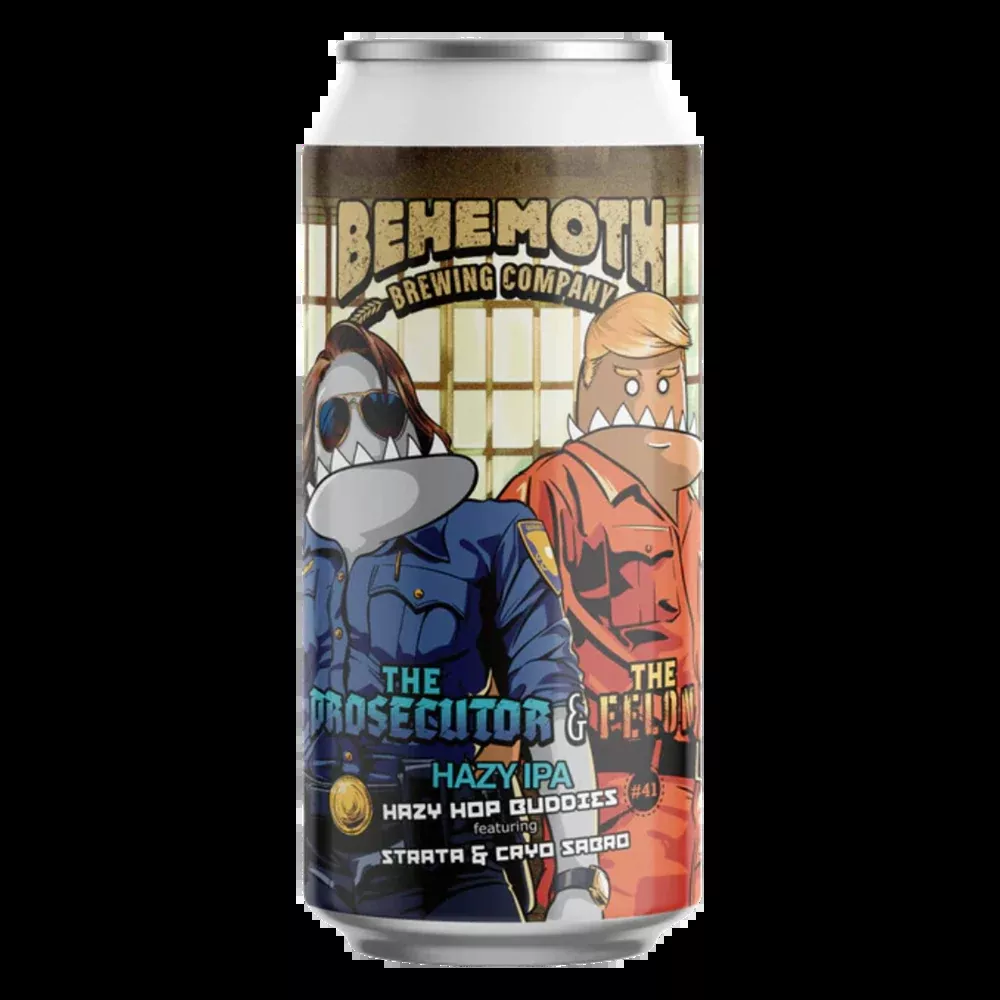 Behemoth Clear Hop Buddies The Prosecutor and The Felon 440mL