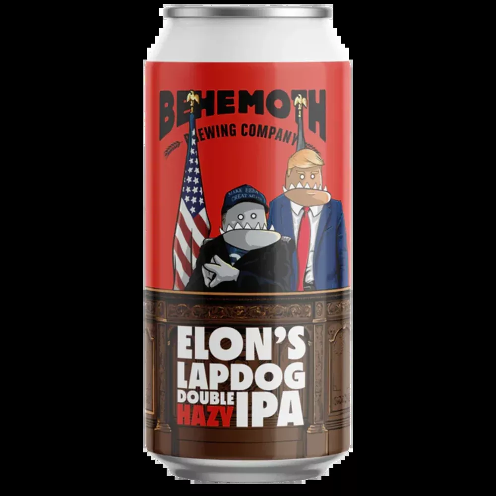 Behemoth Elon's Lapdog Double Hazy IPA 440mL